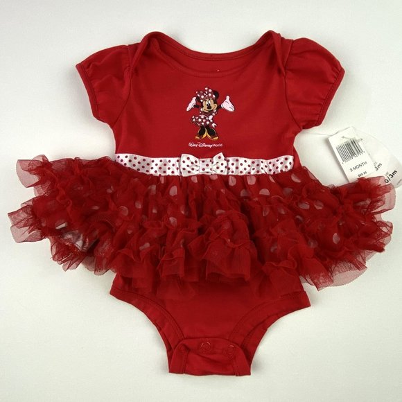 Disney Other - Walt Disney Minnie Mouse Romper NWT